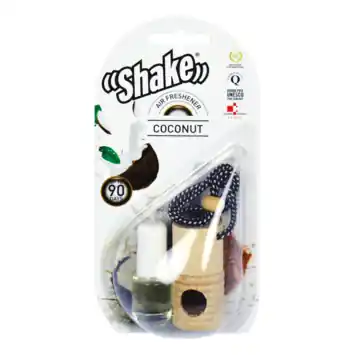 Shake luchtverfrisser + navulling Coconut 2x4,5ml