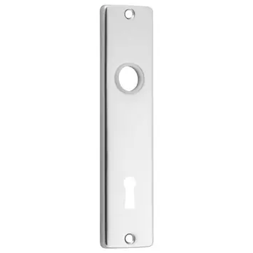 Schild met sleutelgat rechthoek 72mm aluminium