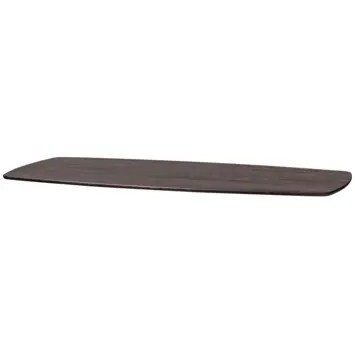 WOOOD tafelblad Tablo Deens ovaal mid brown 24 mm 210x100 cm