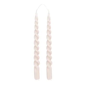 Twist dinerkaars l.roze 2 stuks - h29xd2,2cm