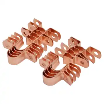 Sanivesk Roodkoper Zadel Hoog Dubbel  22mm 8 stuks