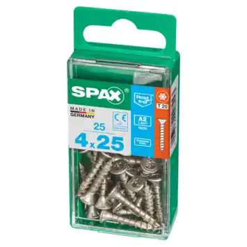 Spax schroef T-Star Plus roestvast 4x25 mm 25 stuks