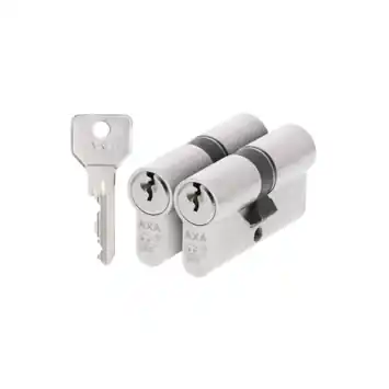 AXA veiligheidscilinder security 30-30mm SKG** gelijksluitend 2 stuks