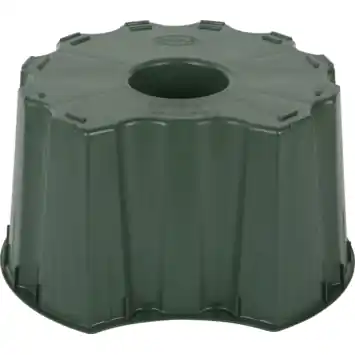 Voet regenton conisch groen 210L