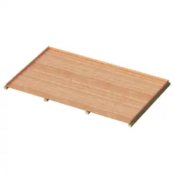 Vloerpakket 4 x 3 m² inclusief twee balken