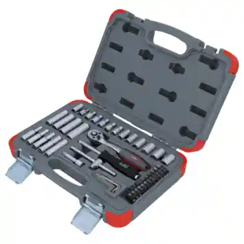 Dopsleutelset 41-dlg 6,3mm (1/4") 3-13