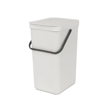 Brabantia prullenbak Sort&Go 16 L lichtgrijs