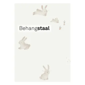 Behangstaal vliesbehang Little Dutch Baby Bunny (dessin WD110023)