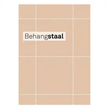 Behangstaal Vliesbehang Ruit perzikroze (dessin 125096)