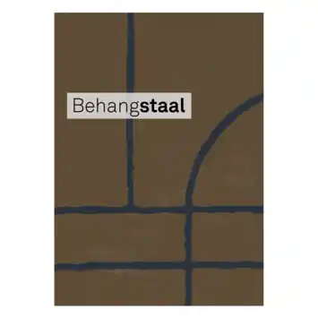 Behangstaal Vliesbehang Vigo bruin-blauw (dessin 125092)
