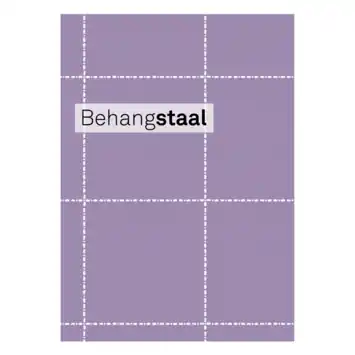 Behangstaal Vliesbehang Ruit paars (dessin 112029)