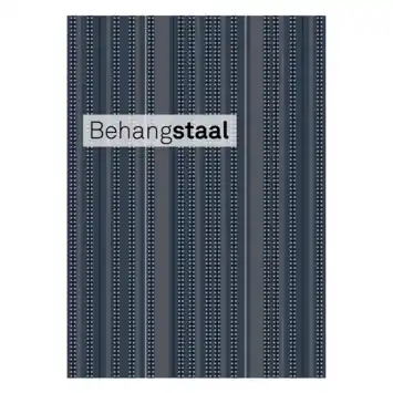 Behangstaal vliesbehang Camille blauw (dessin 120958)