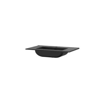Tiger T-Line Quadro inbouwwastafel 81 cm mat zwart