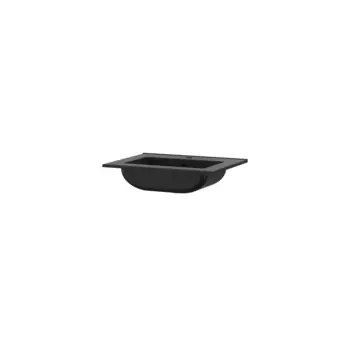 Tiger T-Line Quadro inbouwwastafel 61 cm mat zwart