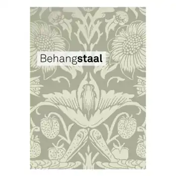 Behangstaal vliesbehang William Morris at Home Strawberry Thief Fibrous Sage (dessin 124237)
