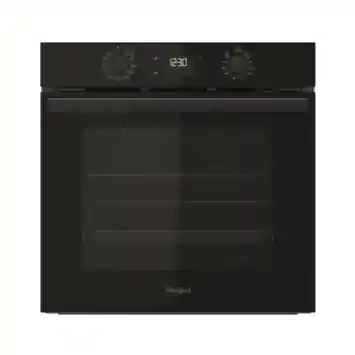 Whirlpool Oven multifunctioneel 60cm zwart hydrolyse