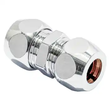 Sanivesk Knel Recht 10x10mm Chroom