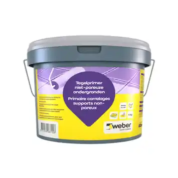 Weber Beamix tegelprimer niet-poreuze ondergrond 4 kg