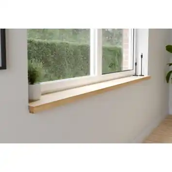 Vensterbank massief eiken 200 x 25 cm 40 mm