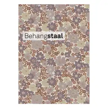 Behangstaal vliesbehang Little flowers paars (dessin 145521)