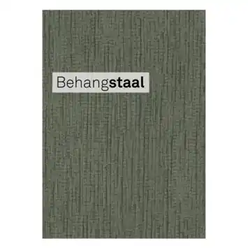 Behangstaal vliesbehang Nadé warm groen (dessin 145518)