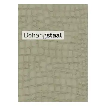 Behangstaal vliesbehang Krokodil groen (dessin 145501)