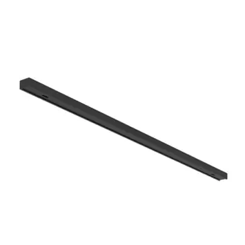 EGLO EasyTrack railverlichting losse rail 1 meter inclusief 2 eindkappen zwart