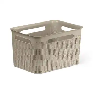 Rotho opbergmand Brisen cappuccino beige 16 L