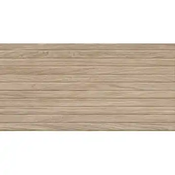 Wandtegel Linea houtlook 60 x 30 cm keramiek bruin 1,44 m²