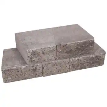 Stonewish muurblok beige getrommeld