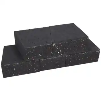 Stonewish muurblok antraciet getrommeld