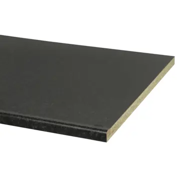 Werkblad ASW28 205x60cm Nero Brasil