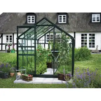 Tuinkas Halls Popular 106 groen gecoat met 3mm veiligheidsglas